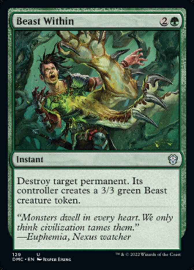 Beast Within [Dominaria United Commander] | Exor Games Bridgewater