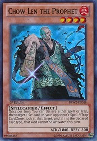 Chow Len the Prophet [BPW2-EN044] Super Rare | Exor Games Bridgewater