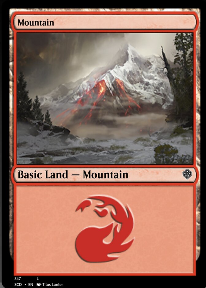 Mountain (347) [Starter Commander Decks] | Exor Games Bridgewater
