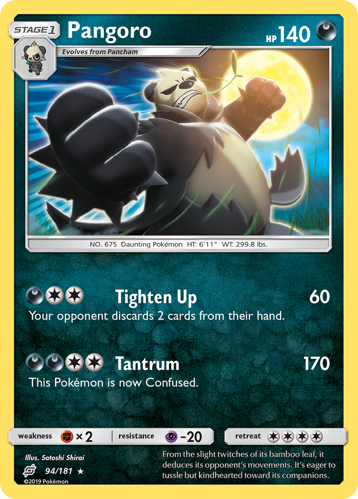 Pangoro (94/181) [Sun & Moon: Team Up] | Exor Games Bridgewater