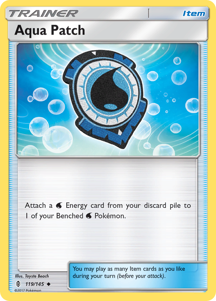 Aqua Patch (119/145) [Sun & Moon: Guardians Rising] | Exor Games Bridgewater