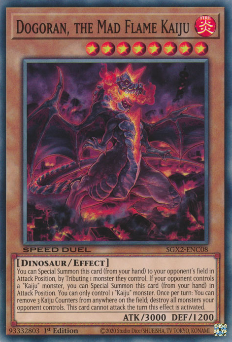 Dogoran, the Mad Flame Kaiju [SGX2-ENC08] Common | Exor Games Bridgewater