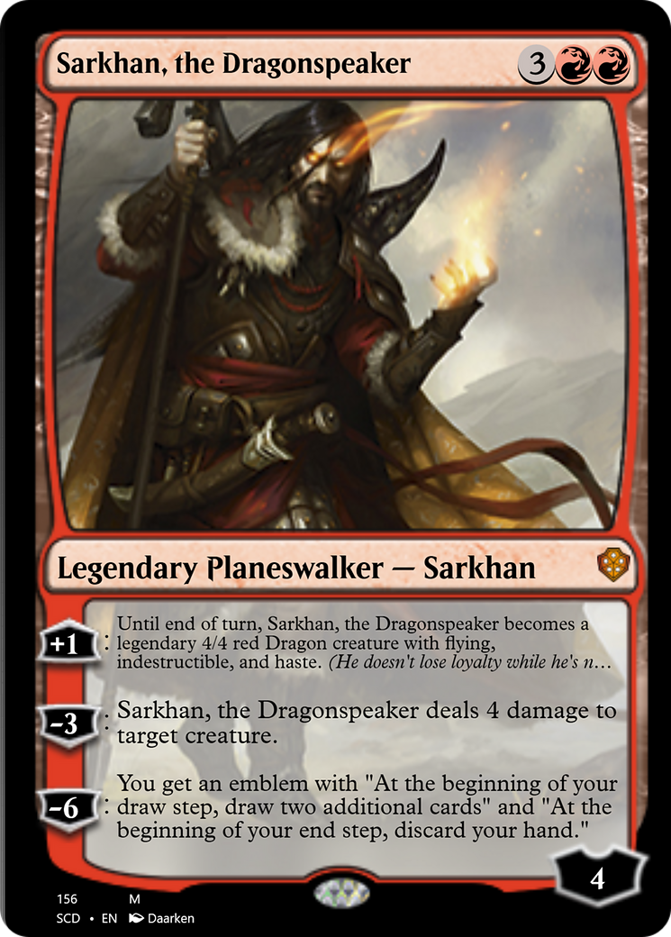 Sarkhan, the Dragonspeaker [Starter Commander Decks] | Exor Games Bridgewater