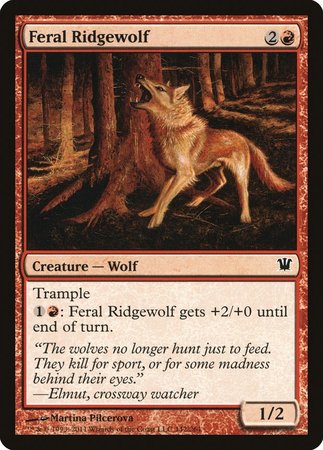 Feral Ridgewolf [Innistrad] | Exor Games Bridgewater