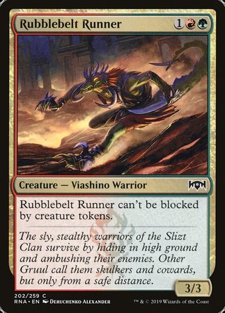 Rubblebelt Runner [Ravnica Allegiance] | Exor Games Bridgewater