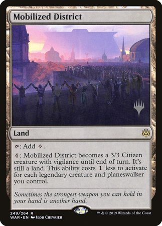 Mobilized District [War of the Spark Promos] | Exor Games Bridgewater