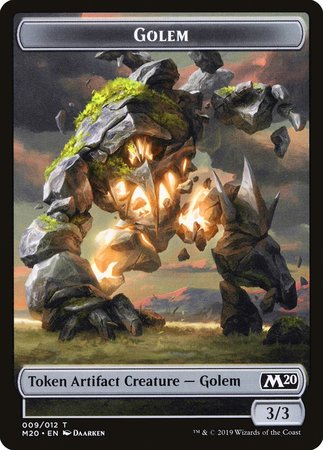 Golem Token [Core Set 2020 Tokens] | Exor Games Bridgewater