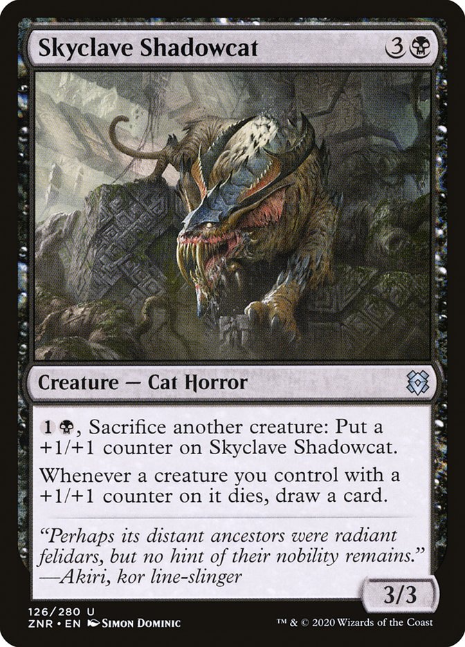 Skyclave Shadowcat [Zendikar Rising] | Exor Games Bridgewater