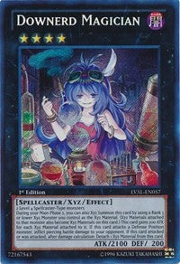 Downerd Magician [LVAL-EN057] Secret Rare | Exor Games Bridgewater