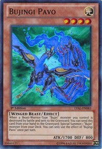 Bujingi Pavo [LVAL-EN083] Super Rare | Exor Games Bridgewater