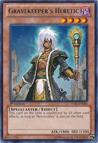 Gravekeeper's Heretic [LVAL-EN084] Rare | Exor Games Bridgewater