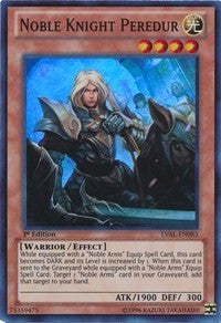 Noble Knight Peredur [LVAL-EN085] Super Rare | Exor Games Bridgewater