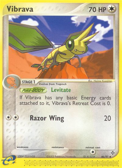 Vibrava (46/97) [EX: Dragon] | Exor Games Bridgewater