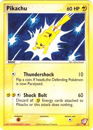 Pikachu (5/5) [Kids WB Promos] | Exor Games Bridgewater