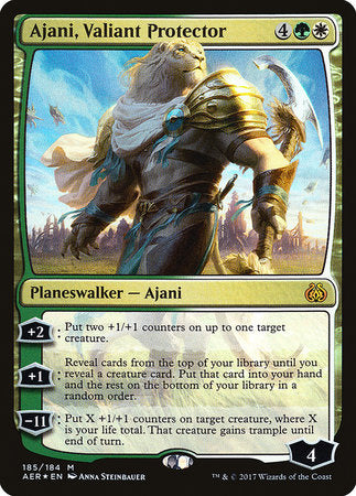 Ajani, Valiant Protector [Aether Revolt] | Exor Games Bridgewater