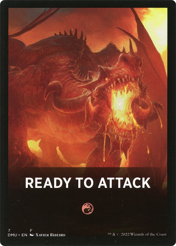 Ready to Attack Theme Card [Dominaria United Tokens] | Exor Games Bridgewater