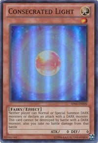 Consecrated Light [AP04-EN006] Super Rare | Exor Games Bridgewater