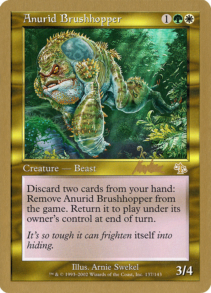 Anurid Brushhopper (Brian Kibler) [World Championship Decks 2002] | Exor Games Bridgewater