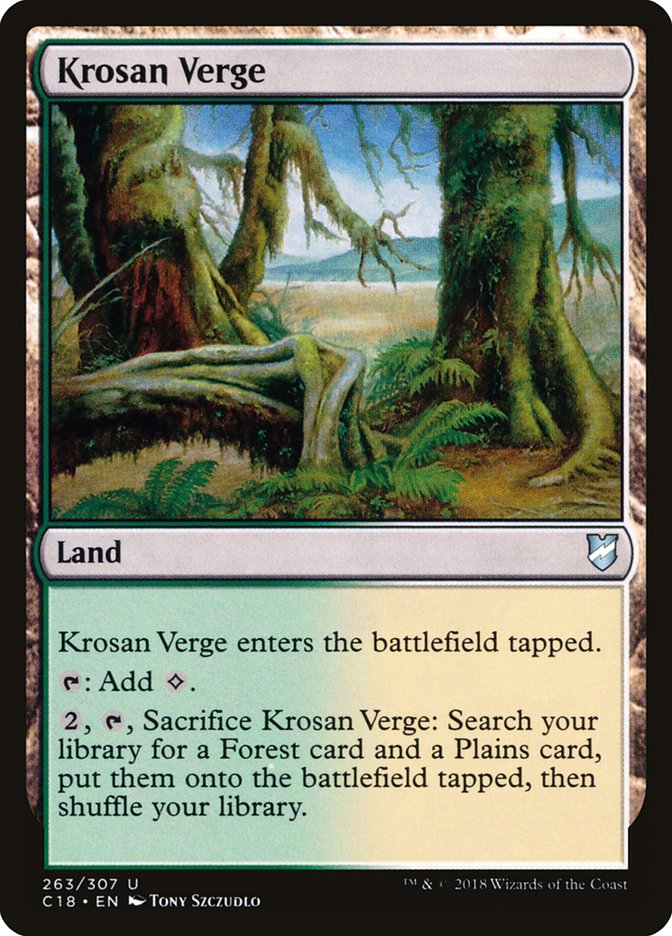 Krosan Verge [Commander 2018] | Exor Games Bridgewater