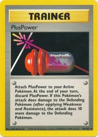 PlusPower (84/102) [Base Set Unlimited] | Exor Games Bridgewater