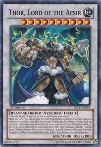 Thor, Lord of the Aesir [SP14-EN048] Starfoil Rare | Exor Games Bridgewater