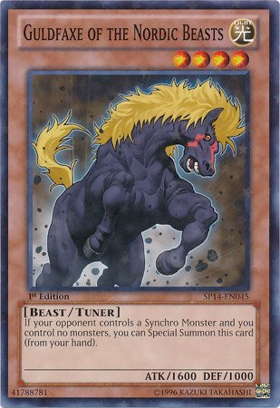Guldfaxe of the Nordic Beasts [SP14-EN045] Starfoil Rare | Exor Games Bridgewater