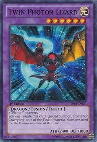 Twin Photon Lizard [SP14-EN020] Starfoil Rare | Exor Games Bridgewater