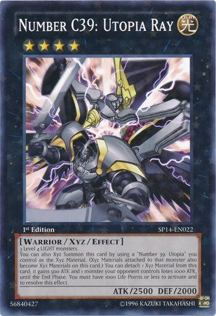 Number C39: Utopia Ray [SP14-EN022] Starfoil Rare | Exor Games Bridgewater