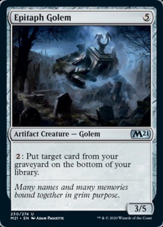 Epitaph Golem [Core Set 2021] | Exor Games Bridgewater