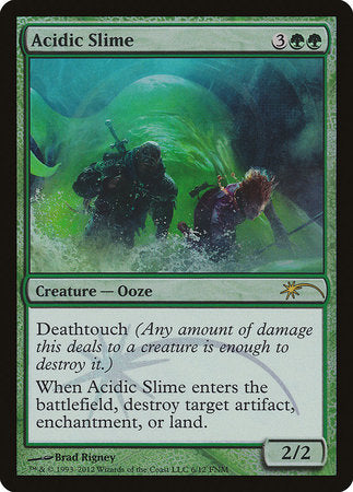 Acidic Slime [Friday Night Magic 2012] | Exor Games Bridgewater