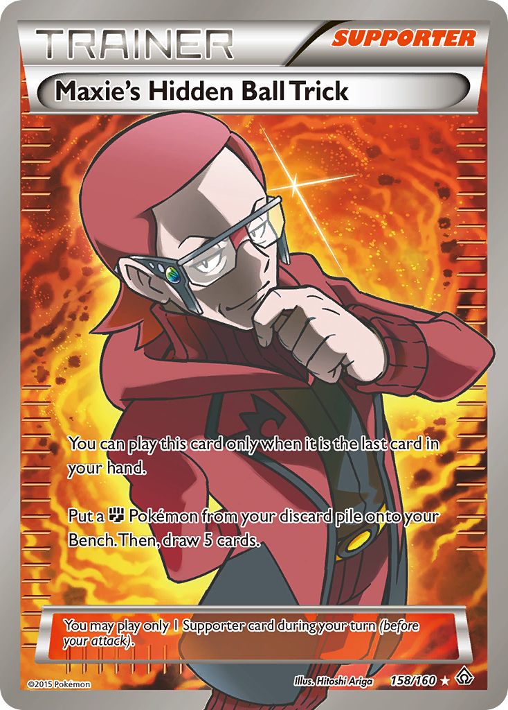 Maxie's Hidden Ball Trick (158/160) [XY: Primal Clash] | Exor Games Bridgewater