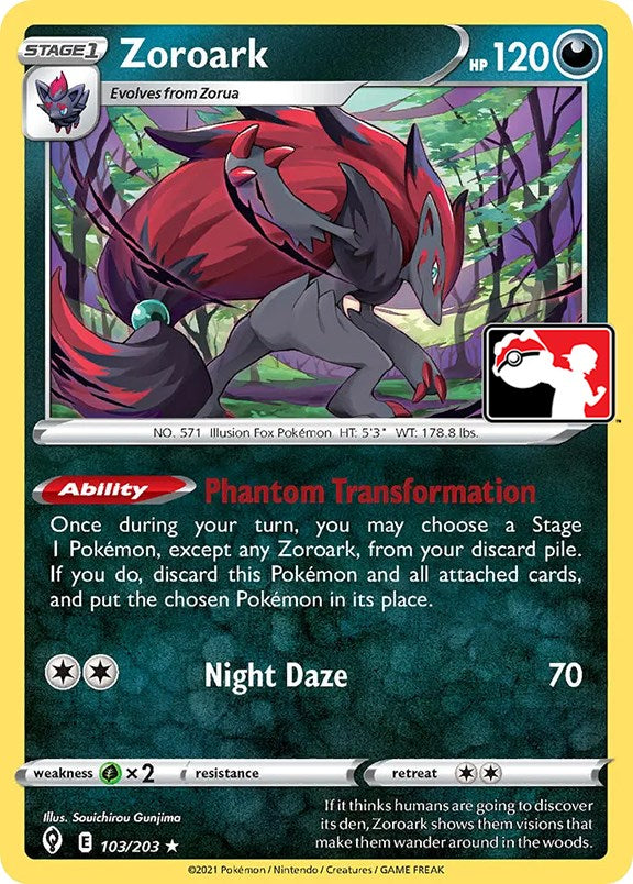 Zoroark (103/203) [Prize Pack Series One] | Exor Games Bridgewater