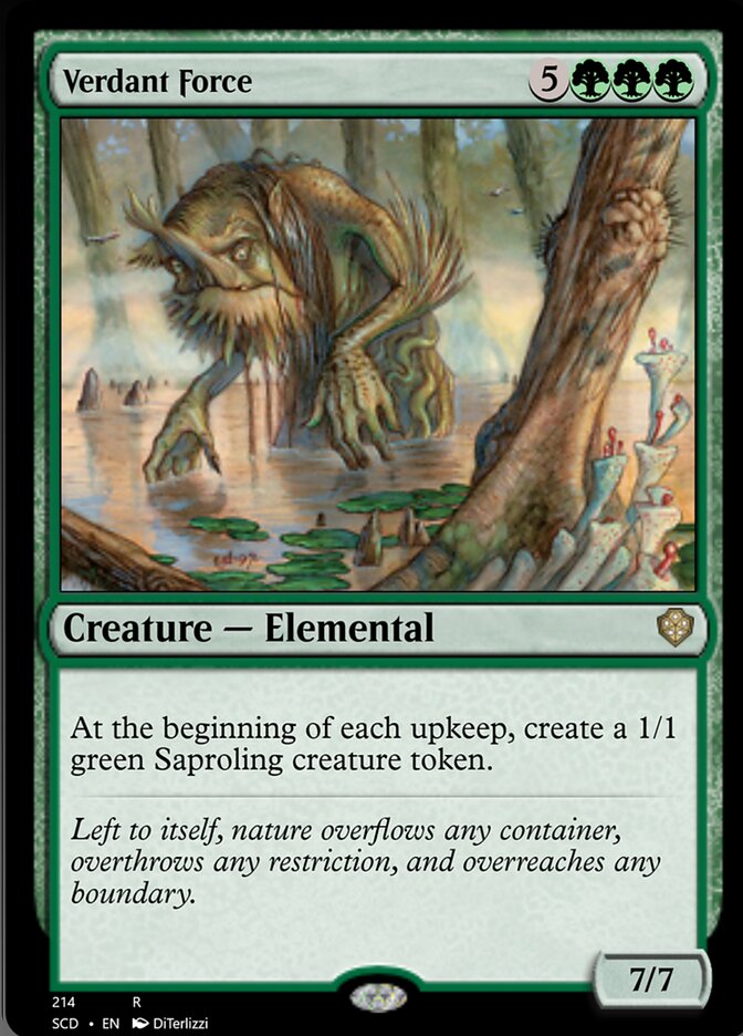 Verdant Force [Starter Commander Decks] | Exor Games Bridgewater