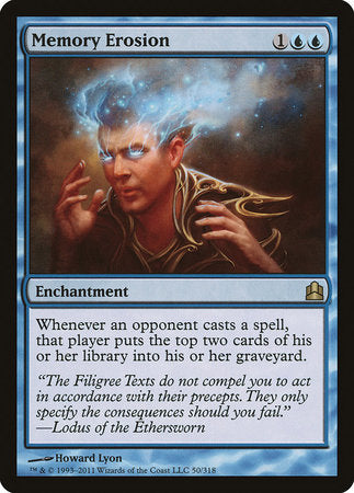 Memory Erosion [Commander 2011] | Exor Games Bridgewater