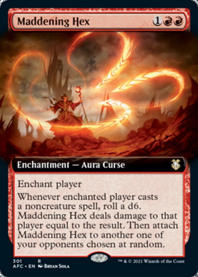Maddening Hex (Extended) [Dungeons & Dragons: Adventures in the Forgotten Realms Commander] | Exor Games Bridgewater