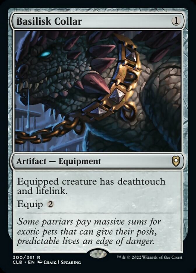 Basilisk Collar [Commander Legends: Battle for Baldur's Gate] | Exor Games Bridgewater