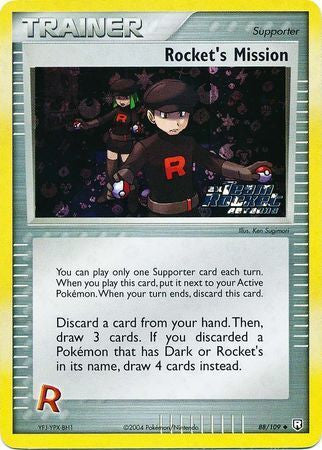 Rocket's Mission (88/109) (Stamped) [EX: Team Rocket Returns] | Exor Games Bridgewater