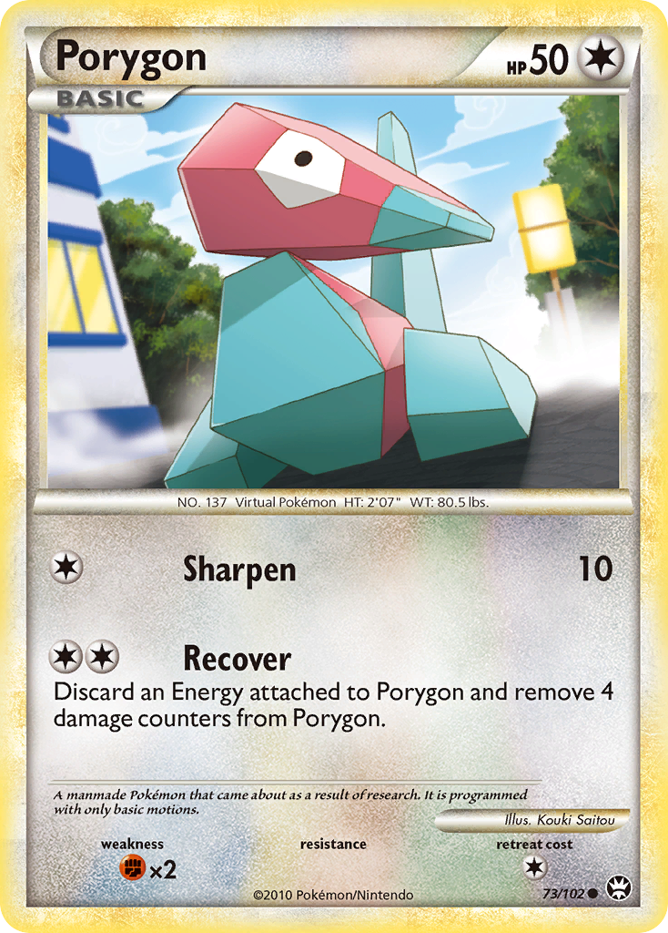 Porygon (73/102) [HeartGold & SoulSilver: Triumphant] | Exor Games Bridgewater