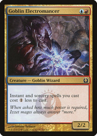 Goblin Electromancer [Return to Ravnica] | Exor Games Bridgewater