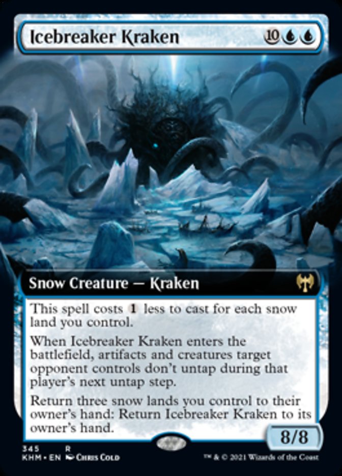 Icebreaker Kraken (Extended Art) [Kaldheim] | Exor Games Bridgewater