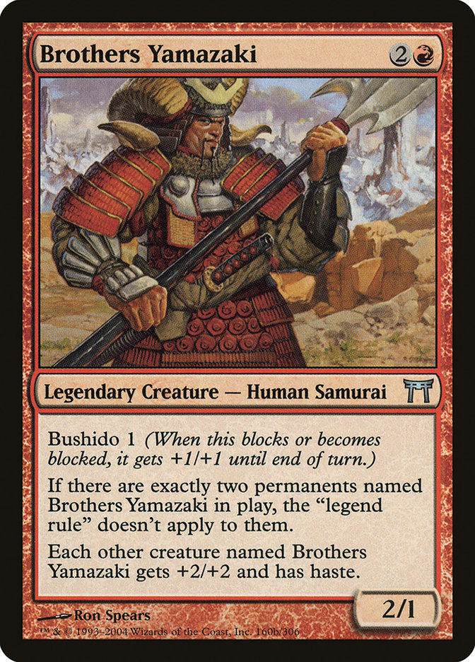 Brothers Yamazaki (160b/306) [Champions of Kamigawa] | Exor Games Bridgewater