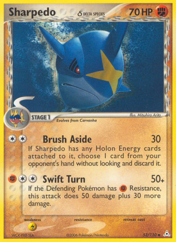 Sharpedo (53/110) (Delta Species) [EX: Holon Phantoms] | Exor Games Bridgewater