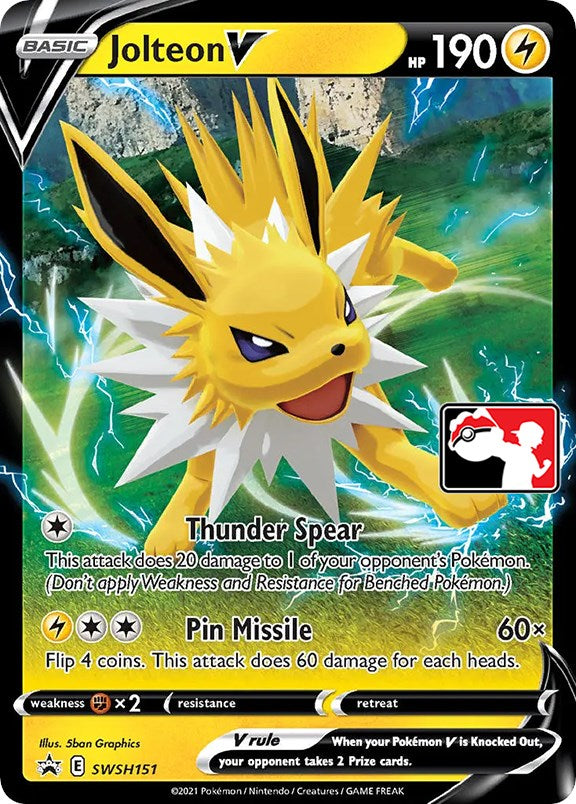 Jolteon V (SWSH151) [Prize Pack Series One] | Exor Games Bridgewater