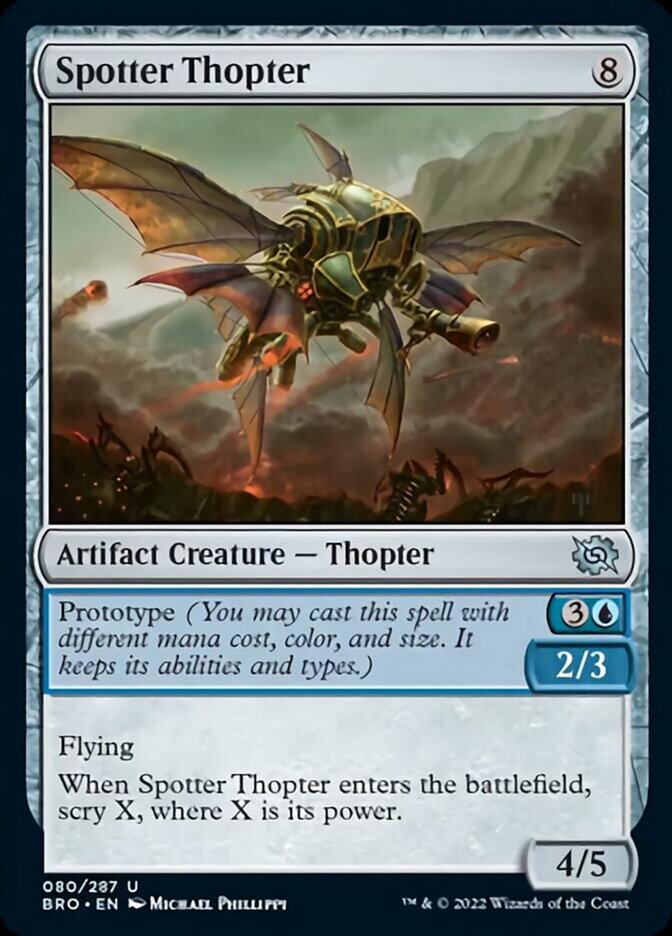 Spotter Thopter [The Brothers' War] | Exor Games Bridgewater