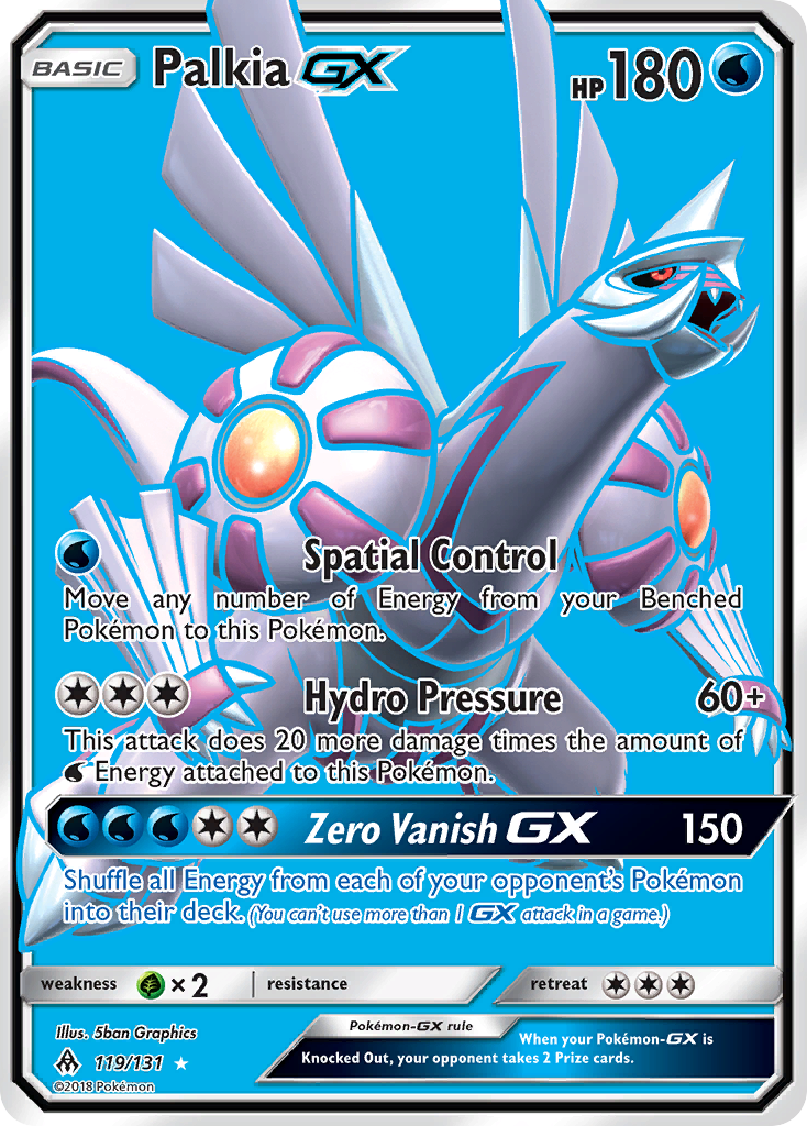 Palkia GX (119/131) [Sun & Moon: Forbidden Light] | Exor Games Bridgewater