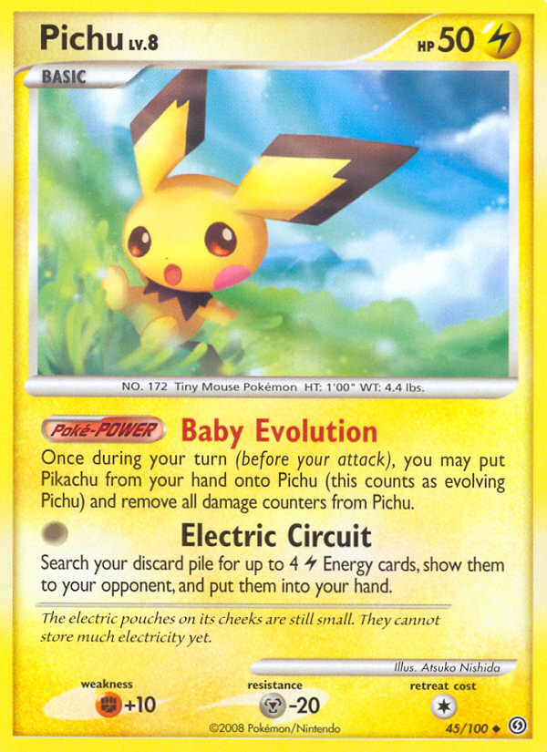 Pichu (45/100) [Diamond & Pearl: Stormfront] | Exor Games Bridgewater