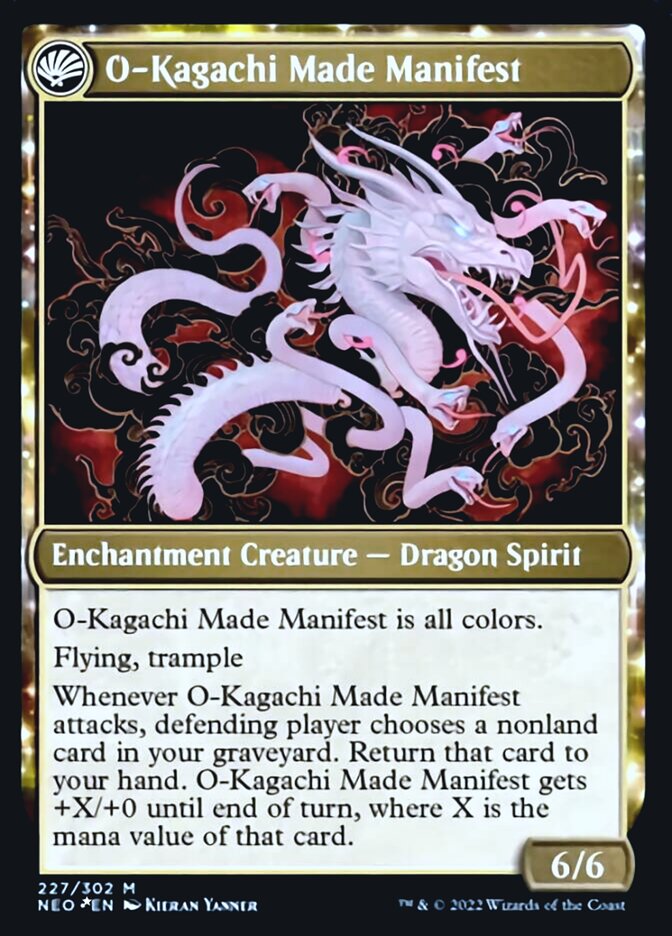 The Kami War // O-Kagachi Made Manifest [Kamigawa: Neon Dynasty Prerelease Promos] | Exor Games Bridgewater