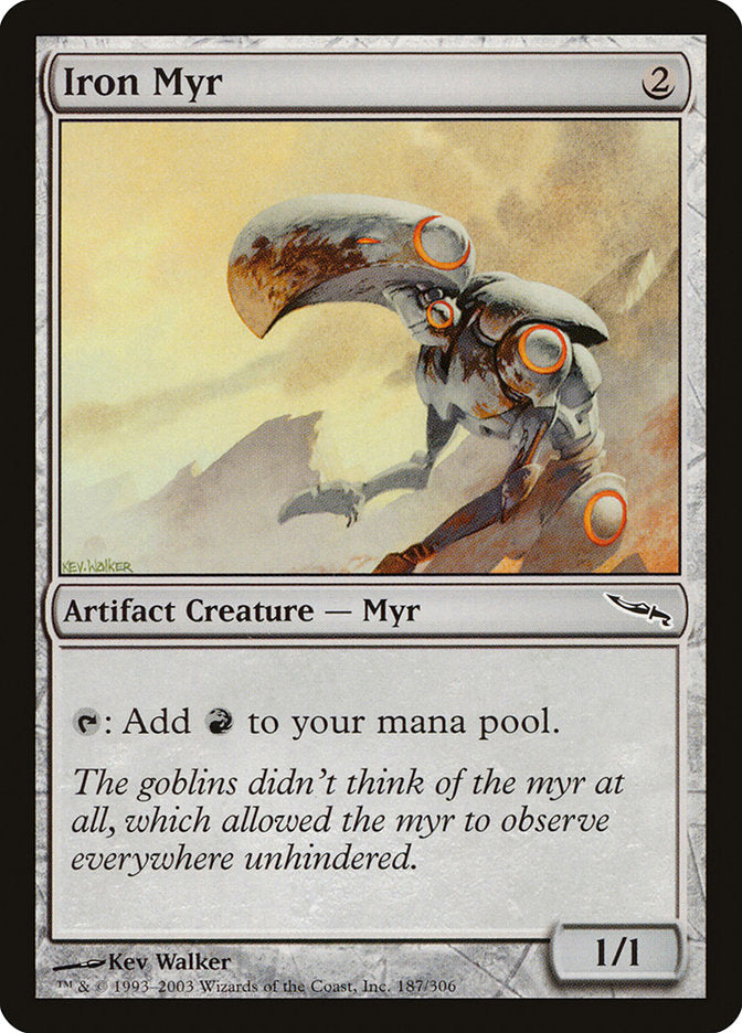 Iron Myr [Mirrodin] | Exor Games Bridgewater