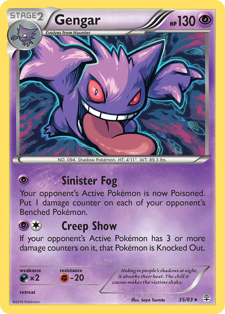 Gengar (35/83) [XY: Generations] | Exor Games Bridgewater