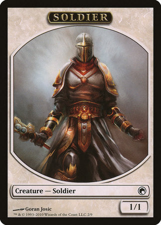 Soldier Token [Scars of Mirrodin Tokens] | Exor Games Bridgewater